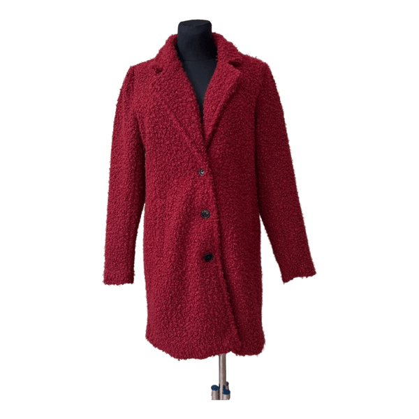 Red teddy coat