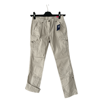 Beige cargo trousers