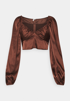 Brown blouse
