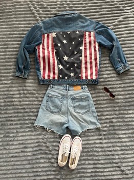 Blue denim jacket