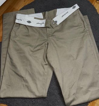 Dickies khaki slim trousers