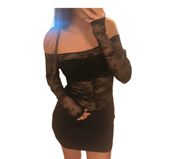 Peppermayo Sort blondekjole