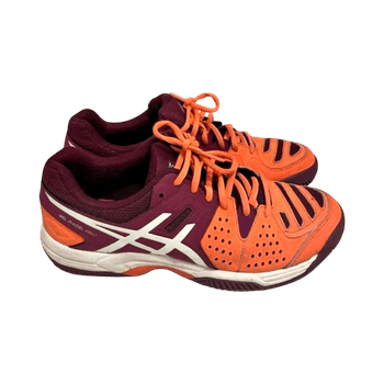 Oranssi-kirjava kengät