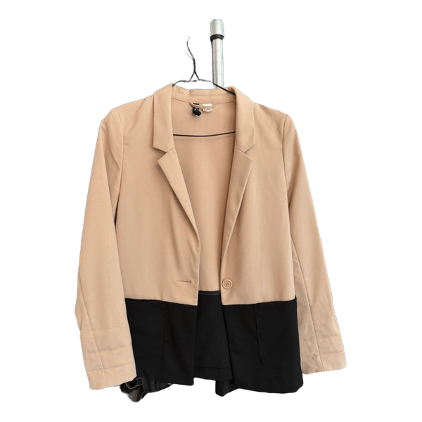 Beige Black bleazer