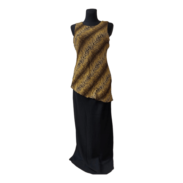 Tiger print maxi dress