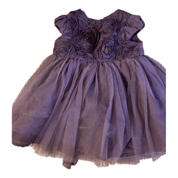 Purple tulle baby dress