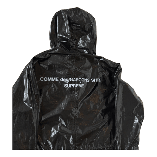 Sort Supreme parka jakke