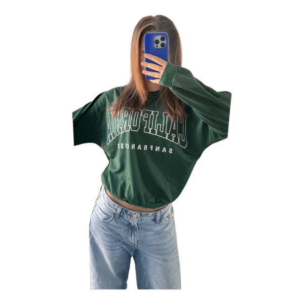 Grøn California sweatshirt