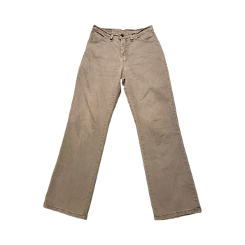 Beige wide leg jeans