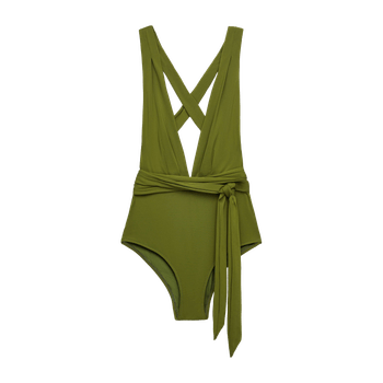 Khaki swimsuit