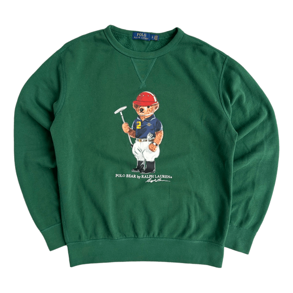 Vihreä Polo Bear collegepaita