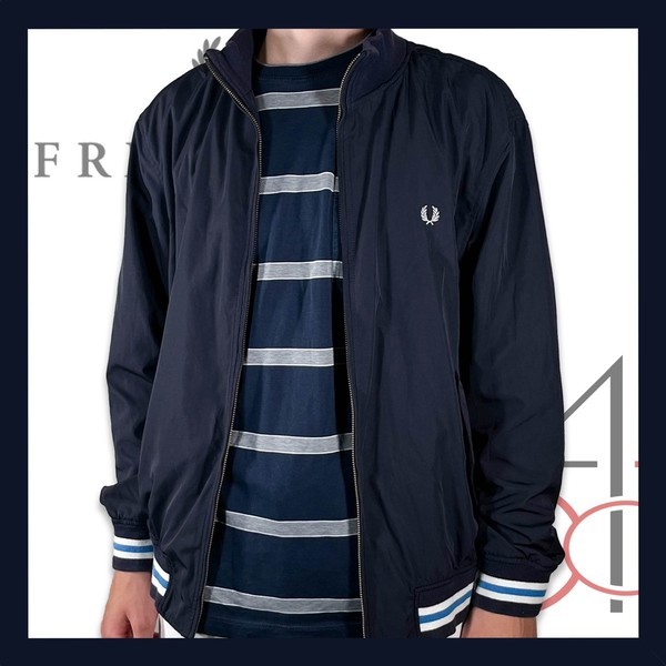 Fred Perry navy zip jacket