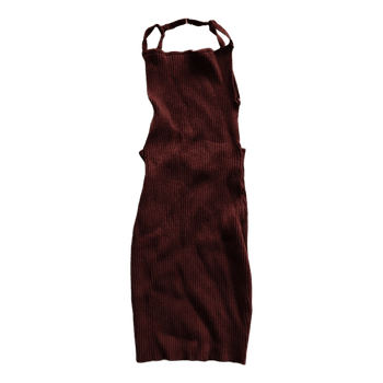 Ruskea FashionNova ribbineulemekko