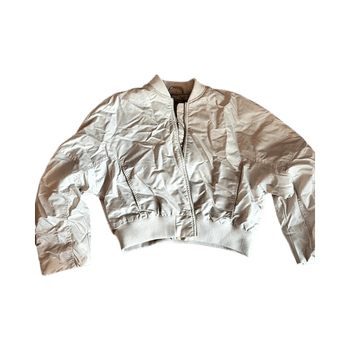 Cropped bomber jacket