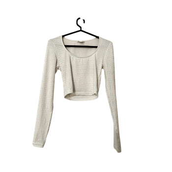 Cropattu pitkähihainen