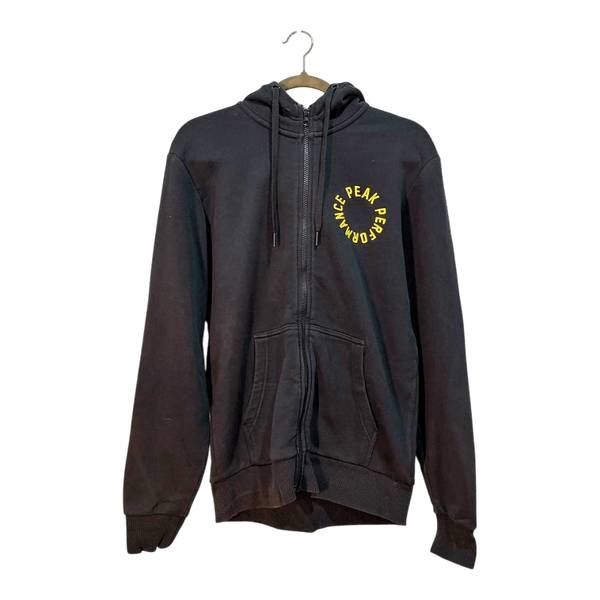 Black zip-up hoodie