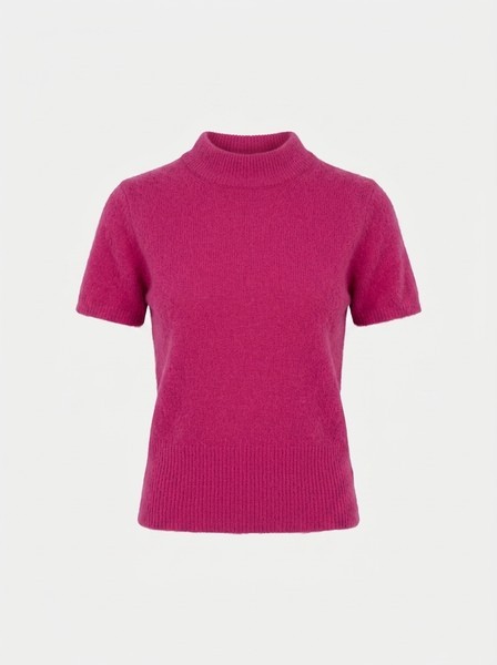 Pink Angora knit