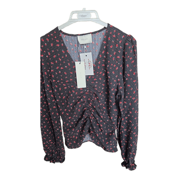 Neo Noir floral blouse