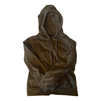 Brown/khaki zip up hoodie