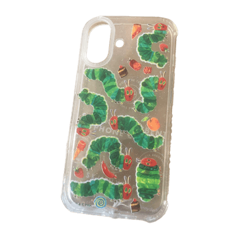Multicolor caterpillar phone case