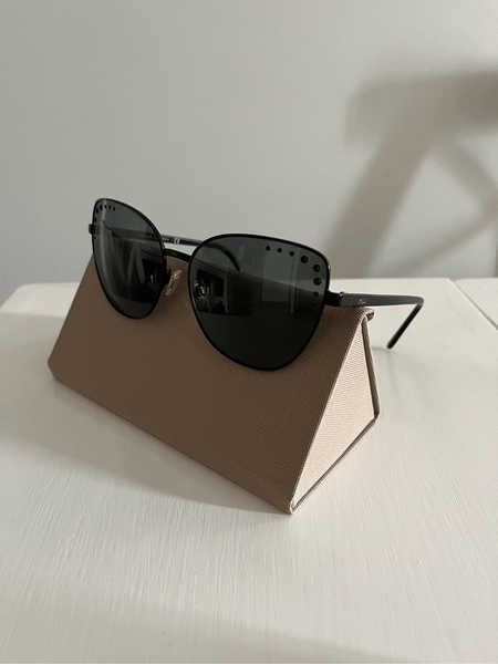 Black designer sunglasses