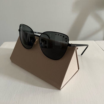 Black designer sunglasses