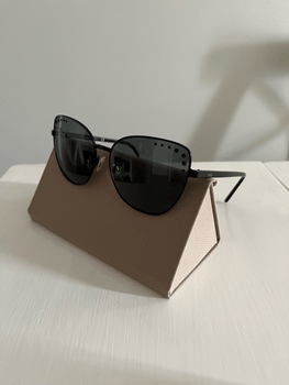Black designer sunglasses