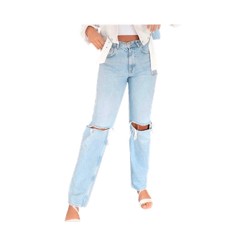 Gina Tricot ripped jeans