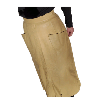 Oma design leather skirt