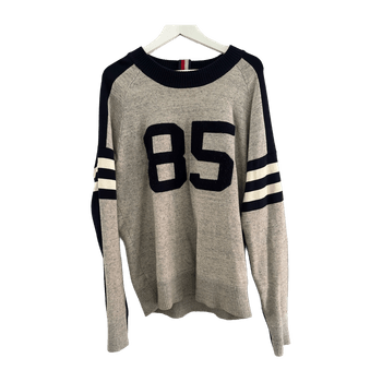 Harmaa Tommy Hilfiger neulepusero