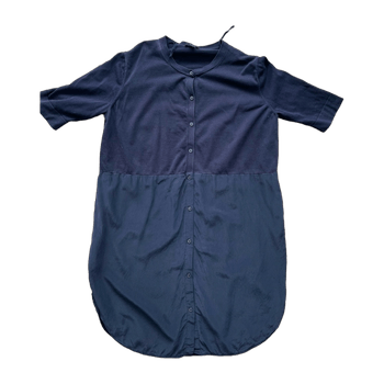 COS sininen silkkimekko M