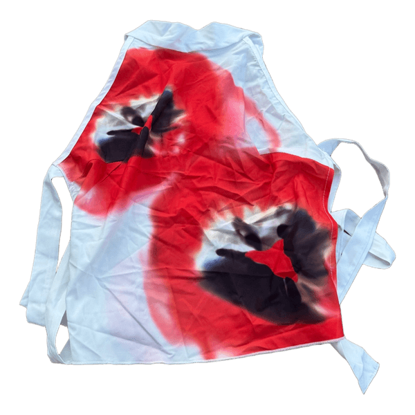Shein rød hvid top