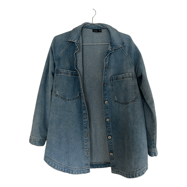 Blå denimjakke