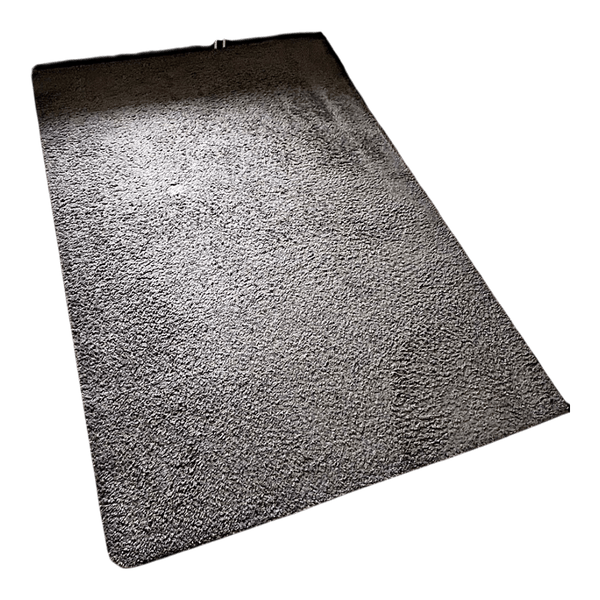 Grey shaggy rug