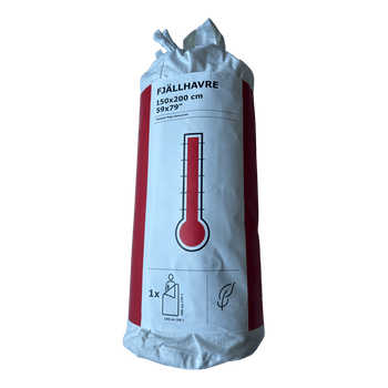 Uusi Ikea Fjällhavre untuvapeitto 150x200cm