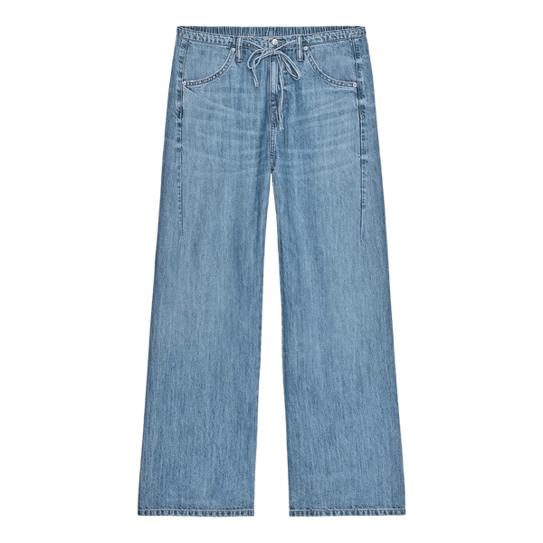 Lyseblå wide leg jeans