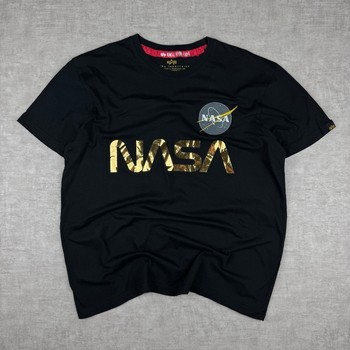 Alpha Industries NASA Black T-shirt
