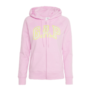 Purple zip-up college