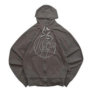 Globe brown striped hoodie