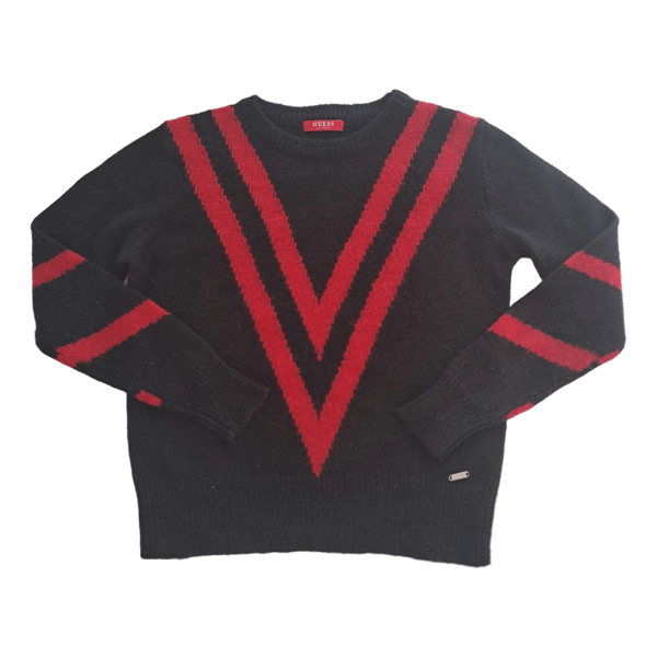Guess black knit jumper