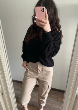 Beige cargo pants
