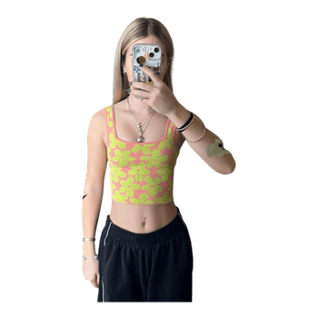 Floral print crop top