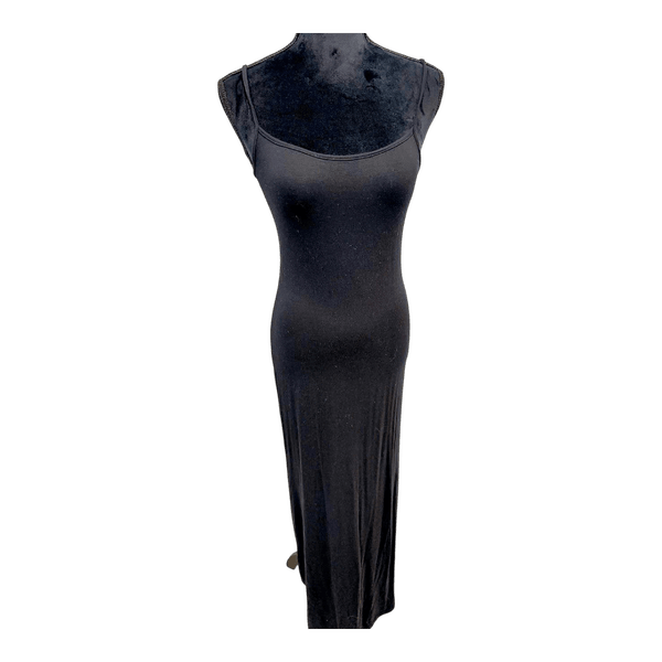 Black maxi dress