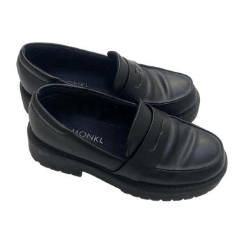 Black loafers