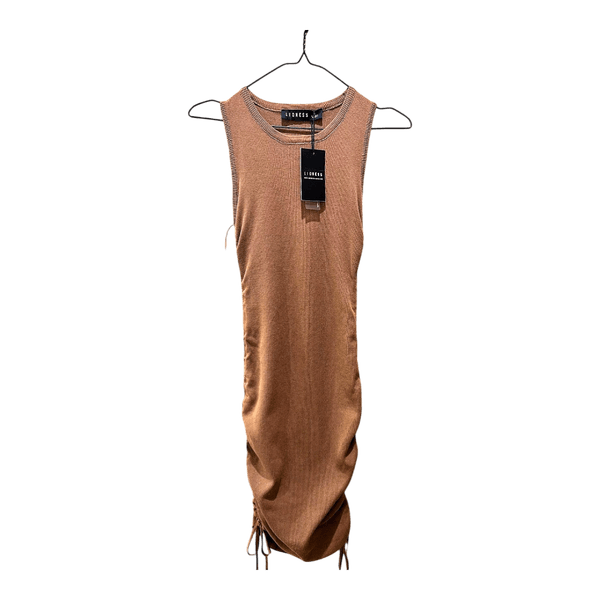 Lioness brown ruched dress