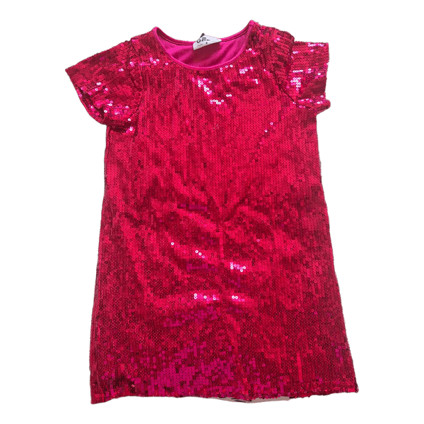Pink sequin dress