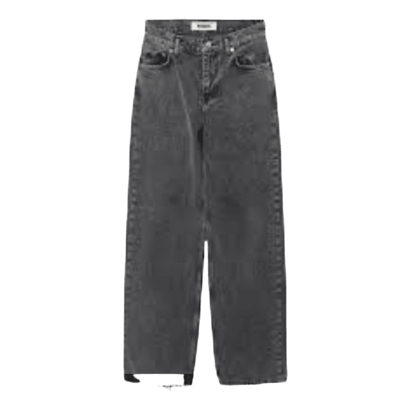 Grey straight jeans