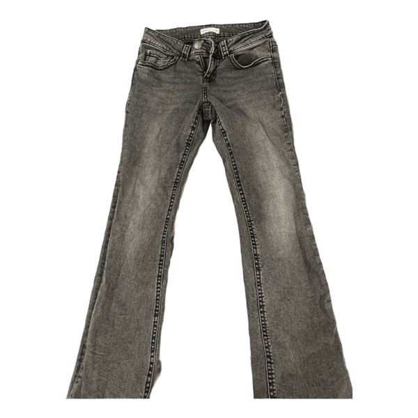 Grå vaskede jeans