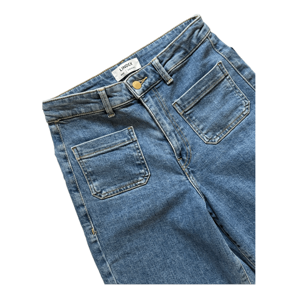 Lindex blue wide jeans