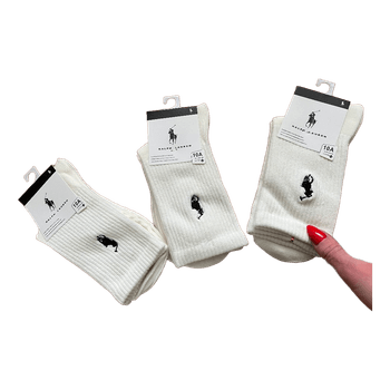 White Ralph Lauren socks